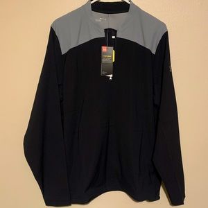 Under Armour, Small, Black with a little Grey on top Quarter Zip Sweater